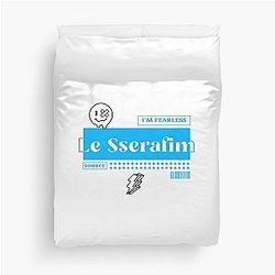 LE SSERAFIM I'm Fearless Statement Shirt for Kpop fans Gift for FEARNOT Duvet Cover