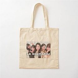 LE SSERAFIM group Cotton Tote Bag