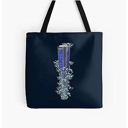 Le Sserafim Floral Lightstick Kpop Tote Bag