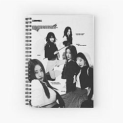 LE SSERAFIM Grunge Y2K Spiral Notebook