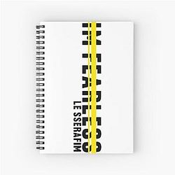 IM FEARLESS x Le Sserafim Spiral Notebook