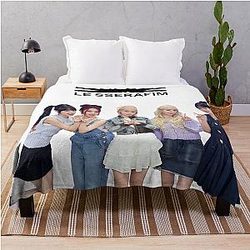 LE SSERAFIM KPOP Throw Blanket