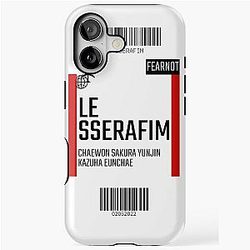 Le Sserafim Boarding Pass iPhone Tough Case