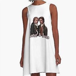 Bravery Strong Interview With The Vampire Lestat De Lioncourt And Louis De Point A-Line Dress