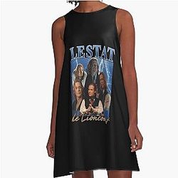 Lestat De Lioncourt 90s Retro A-Line Dress
