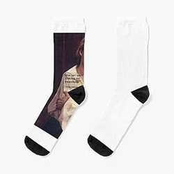 Bravery Lively Strong De Lioncourt Retro Vintage Socks