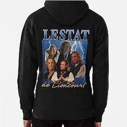 Lestat de Lioncourt 90s Graphic Pullover Hoodie