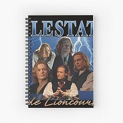 Lestat De Lioncourt 90s Retro Graphic Spiral Notebook