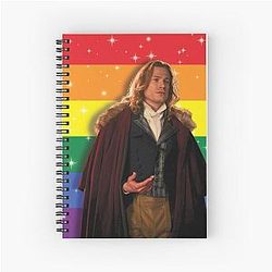 Lestat de Lioncourt Rainbow Flag Spiral Notebook