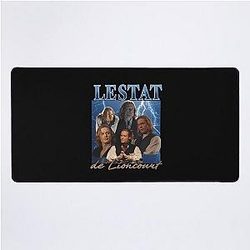 Lestat De Lioncourt Retro Graphic Desk Mat