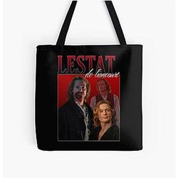 Lestat De Lioncourt 90s Vintage Design All Over Print Tote Bag