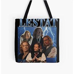 Lestat de Lioncourt 90s Retro Graphic All Over Print Tote Bag
