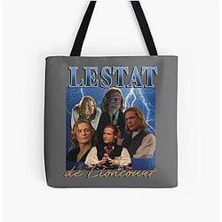 Lestat de Lioncourt 90s Graphic All Over Print Tote Bag