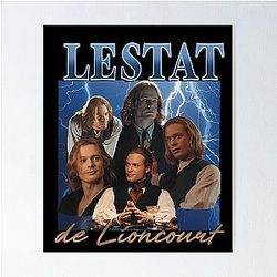 Lestat De Lioncourt 90s Retro Graphic Poster