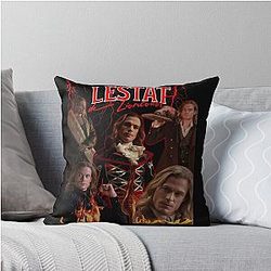 Lestat de Lioncourt Season 2 Retro Throw Pillow