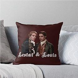 INTERVIEW WITH VAMPIRE Lestat de Lioncourt & Louis de Pointe du Lac Throw Pillow