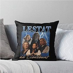 Lestat De Lioncourt Retro Graphic Throw Pillow