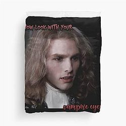 Vintage Lestat De Lioncourt Vampire Eyes Quote 90S Tom Cruise post Punk Brad Duvet Cover