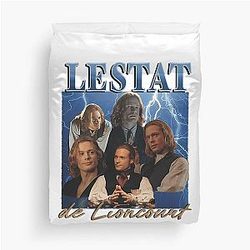 Lestat De Lioncourt Retro Graphic Duvet Cover