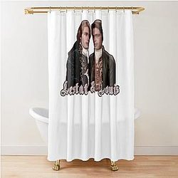 Bravery Lively Strong Interview With The Vampire - Lestat De Lioncourt And Louis De Point Shower Curtain
