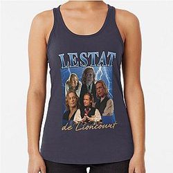 Lestat de Lioncourt 90s Graphic Racerback Tank Top