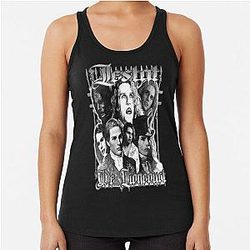 Lestat de Lioncourt Pencil Sketch Style Racerback Tank Top
