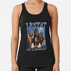 Lestat De Lioncourt 90s Graphic Racerback Tank Top