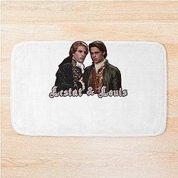 Bravery Strong Good Interview With The Vampire Lestat De Lioncourt And Louis De Point Bath Mat