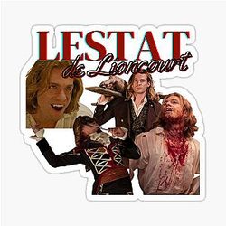 Lestat de Lioncourt Sam Reid 90s vintage homage Sticker