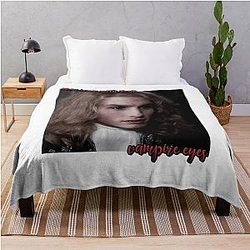 Bravery Lestat de Lioncourt Vampire Eyes Quote 90s Tom Cruise Cool Gifts Throw Blanket