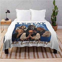 Lestat De Lioncourt Retro Graphic Throw Blanket