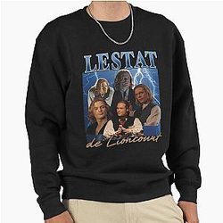 Lestat De Lioncourt Retro Graphic Pullover Sweatshirt