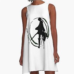 Levi Ackerman Design Epic Anime Art for Clothing Mugs Accessories A-Line Dress