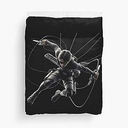Levi Ackerman Precision Blade Attack Duvet Cover