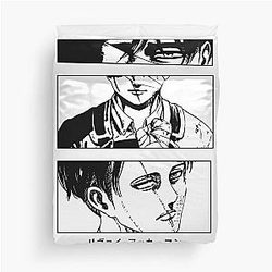 Levi Ackerman Attack Duvet Cover