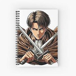 Levi Ackerman Spiral Notebook