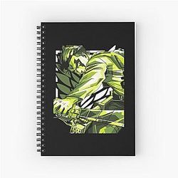 Levi Ackerman Spiral Notebook