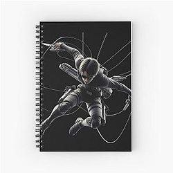 Levi Ackerman Precision Attack Art Notebook