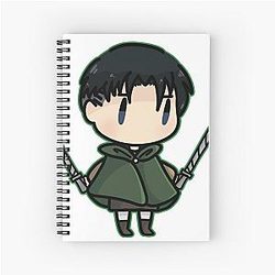 Levi Ackerman Spiral Notebook
