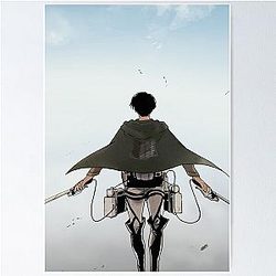 Levi Ackerman No Regrets Poster becomes: Levi Ackerman No Regret Poster