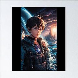 Levi Ackerman anime poster