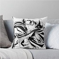 Levi Ackerman Attack on Titan Throw Pillow