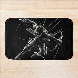 Levi Ackerman Precision Blade Attack Bathroom Mat