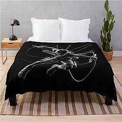 Levi Ackerman Precision Blade Art Throw Blanket