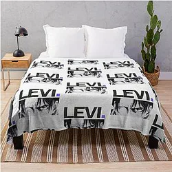 Captain Levi Ackerman Aot Throw Blanket