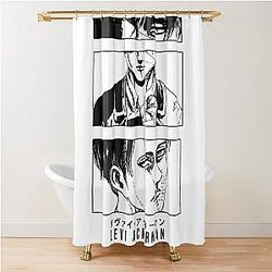 Levi Ackerman Attack Shower Curtain
