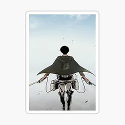 Levi Ackerman No Regrets Sticker