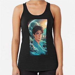 Levi Ackerman Japanese Racerback Tank Top