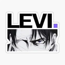 Captain Levi Ackerman of Aot Sticker