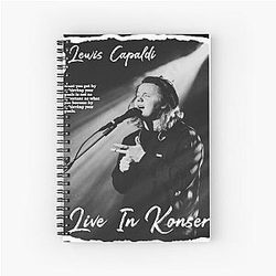Lewis Capaldi Spiral Notebook